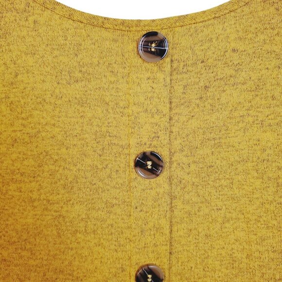 NWT NY Collection Womens Gold/Leopard print Top Sz Petite Large Wild Print - Picture 6 of 10